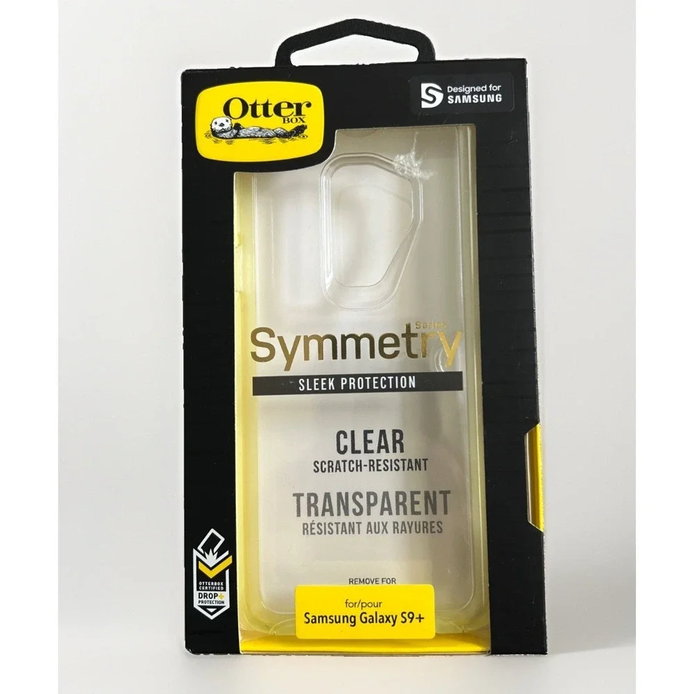 OtterBox SYMMETRY Series Case for Samsung Galaxy S9+ Plus- Clear NOB